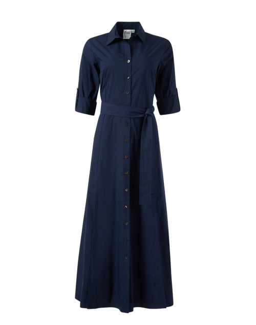 Navy Laine Dress with Feminine Flair