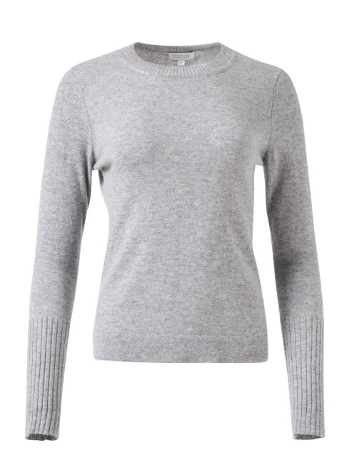 High - Quality Sterling Grey Men's and Women's Cashmere Crew - Neck Sweater for Fall