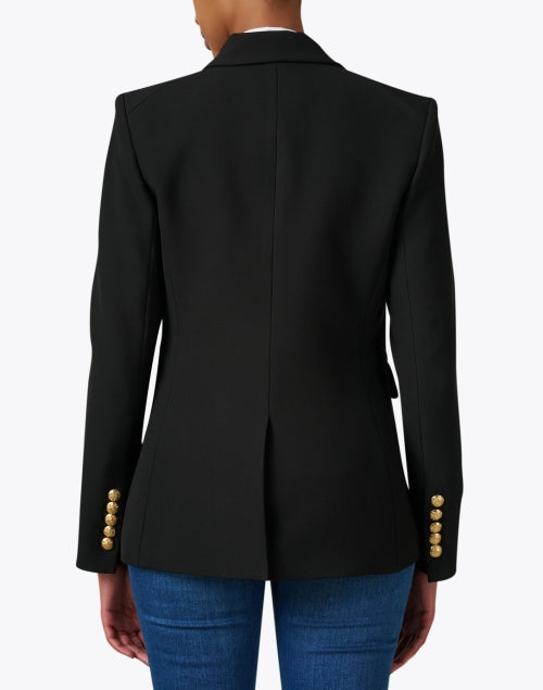 Stylish Miller Black Dickey Jacket Featuring Decorative Gold Buttons