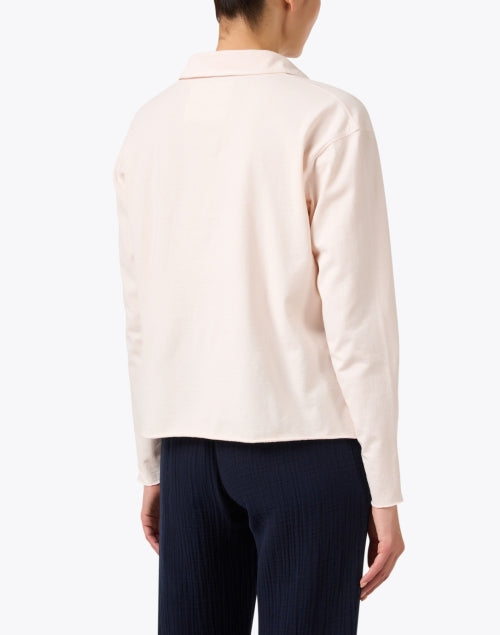 Patrick Petal Pink Popover Henley Casual Women's Top for Versatile Wear