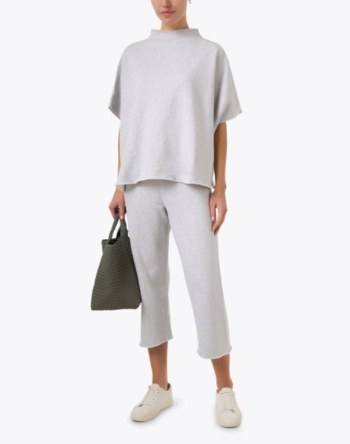 Stylish Catherine Grey Wide-Leg Pull-On Sweatpants