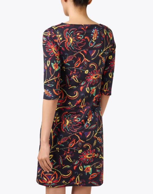 Stylish Propriano Women's Black Multi - Pattern Print Casual Dress