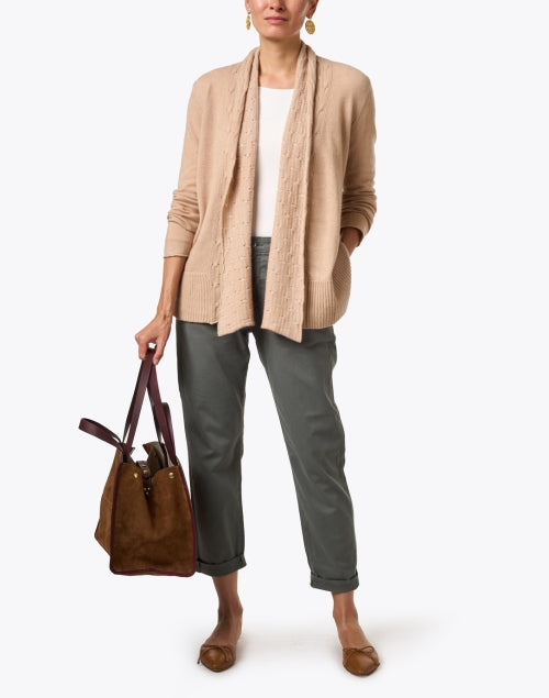 Jerome Dreyfuss Leon Luxury Brown Suede Everyday Carryall Bag