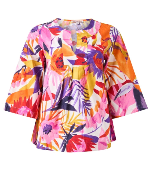 Stylish Multi - Printed Cotton Women's Top