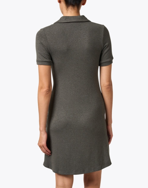 Gracen Women's Olive Green Knitted Casual Dress for Everyday Wear