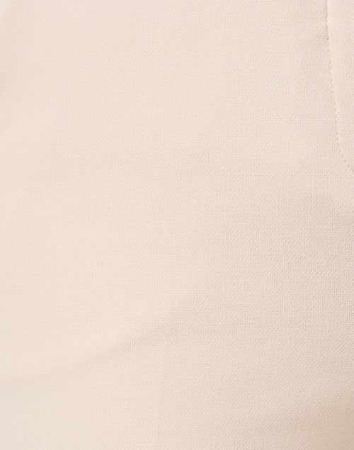 Rosso35's Cream Straight-Leg Cropped Pleated Pants for Versatile Outfits