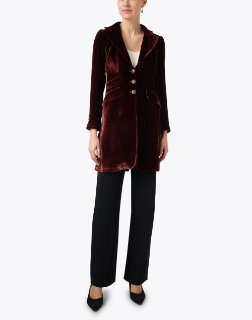 Black Lightweight Stretch Knit Wide Leg Pants for All - Day Comfort