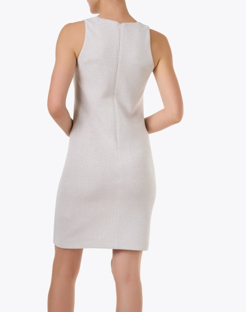 Beige Mini Shift Simpson Professional Dress for Weekday to Weekend Wear