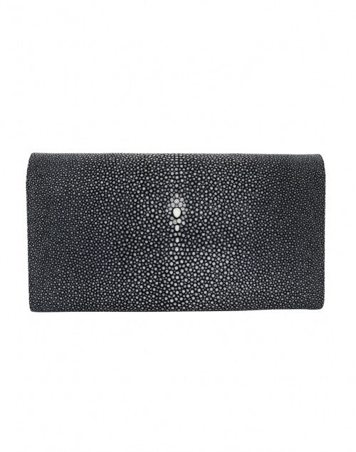 Baby-sized Grande Style Black Stingray Handheld Clutch Purse