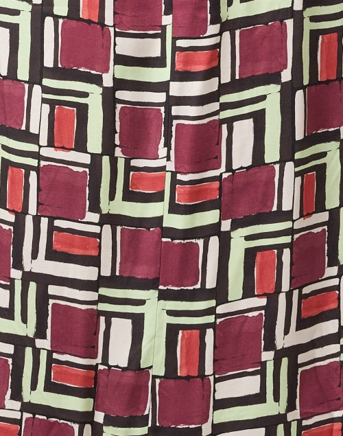 Stylish Multi - Geometric Patterned Women's Dress