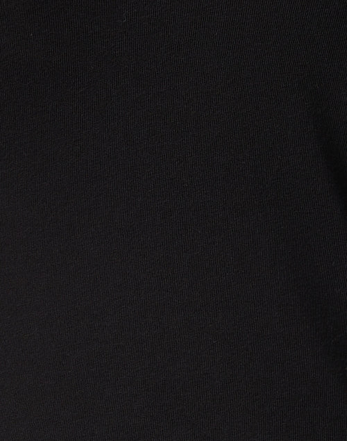 Vince Men's and Women's Black Turtleneck Top Made of Soft Cotton Jersey