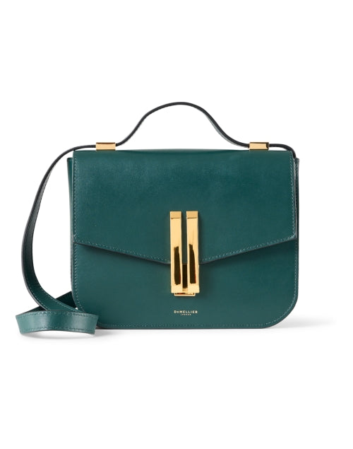 Stylish Vancouver Forest Green Leather Women's Crossbody Handbag