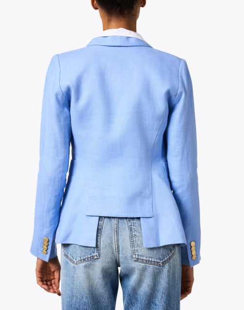 Duchess Periwinkle Blue Women's Lightweight Linen Formal Blazer for a Timeless Look