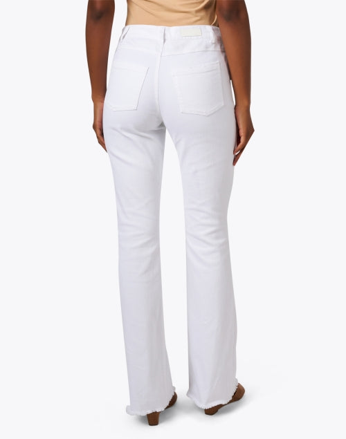 Elliott Lauren Hollywood-Style Women's White Bootcut Stretch Denim Jeans