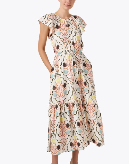 Omika's Cora Multi - Patterned Women's Midi Dress