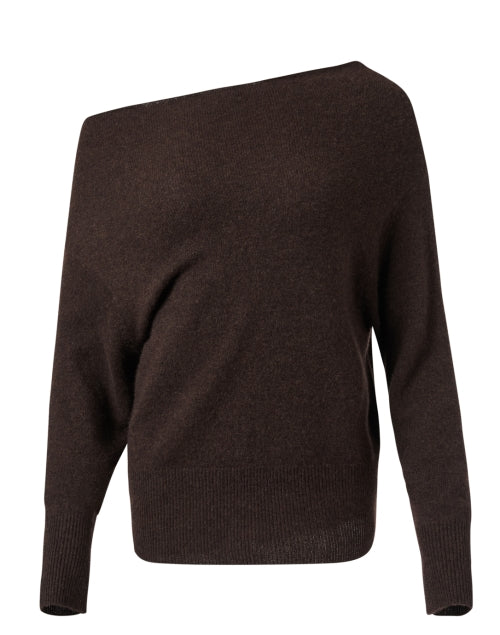 Stylish Brown Cashmere Lori Sweater by Brochu Walker