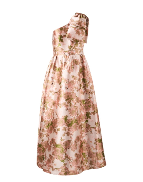 Caroline Women's Blush Pink Jacquard Evening Dress