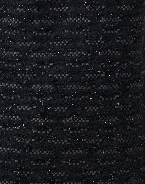 Timeless Black and White Tweed Mini Dress for Special Occasions