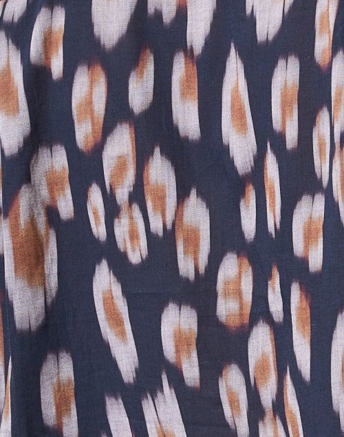 Stylish Tyra 100% Cotton Leopard Print Button - Front Shirt