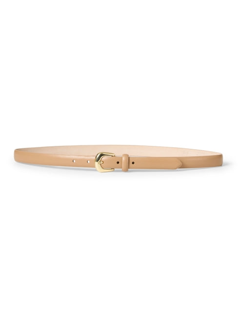 Mini Camel Leather Kennedy Fashion Belt for Daytime Style