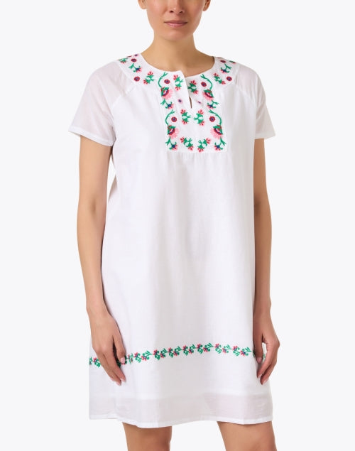 Norah Women's Floral-Embroidered Casual Summer Dress