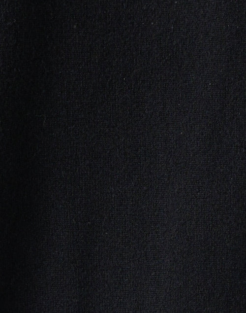 Stylish Black Lurex-finished Cashmere Sweater