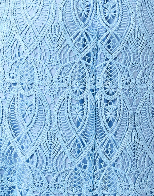 Stunning Darcy Blue Lace Midi Dress for Special Occasions