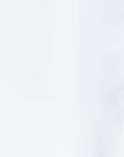 Crosby Crisp White Silky Cotton Blend Poplin Women's Top for Workweek