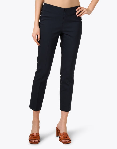Jerry Premier Navy Stretchable Cotton Dress Trousers