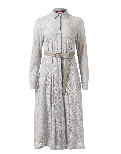 Stylish Canada Grey Delicate Lace Shirt Dress for Elegant Occasions