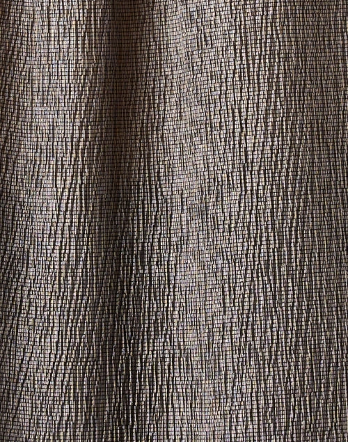 Eileen Fisher Cascade Taupe Plisse Material Wide Leg Pull - On Women's Trousers