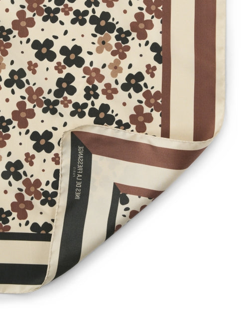 Lewis Brown Exquisite Multi - Floral 100% Silk Scarf