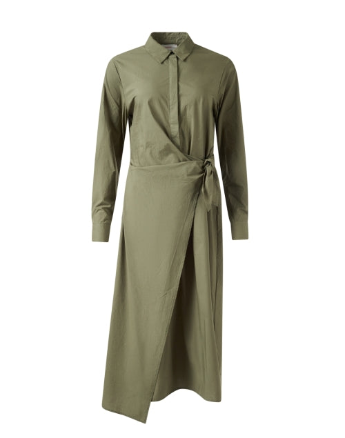 Xirena's Stunning McCallister Green Midi Shirt Dress for Transitional Season