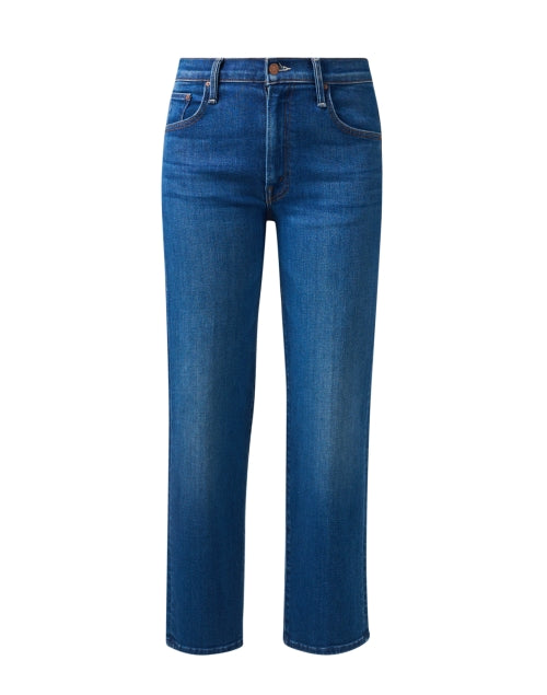 Mother's Premium Blue Straight-Leg Ankle-Fit Denim Jeans
