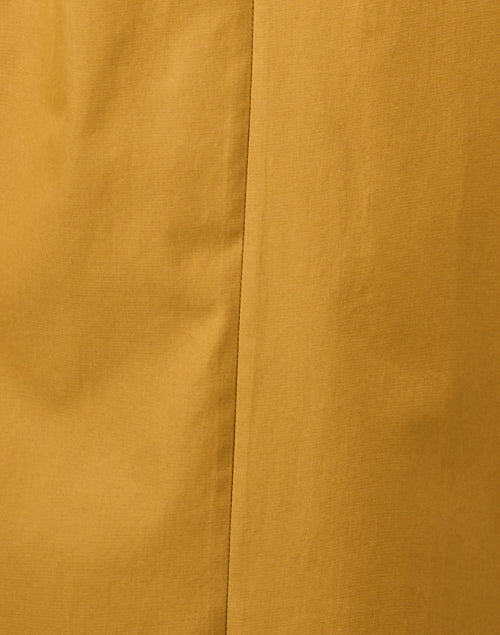 Stunning Ochre - Yellow 100% Cotton A - Line Amina Dress
