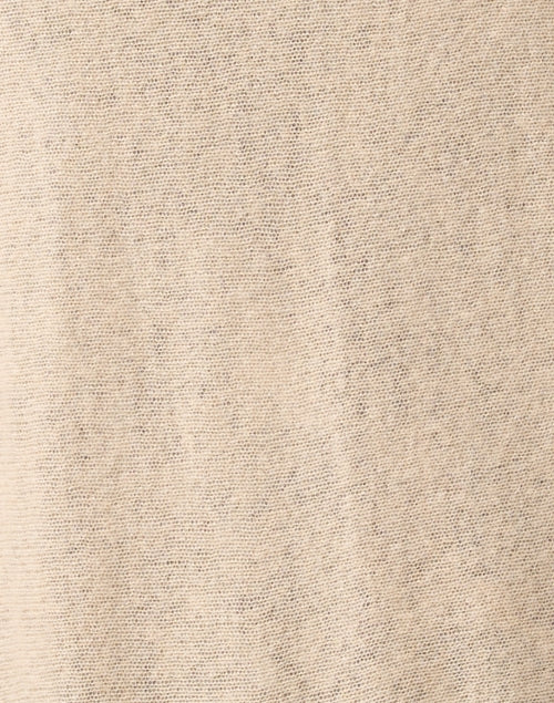Beige Cashmere Signature Women's Ruffle Shawl for Cool Weather