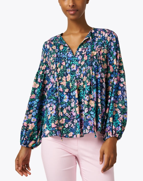Shoshanna's Lara Blouse with Stunning Multi - Floral Print