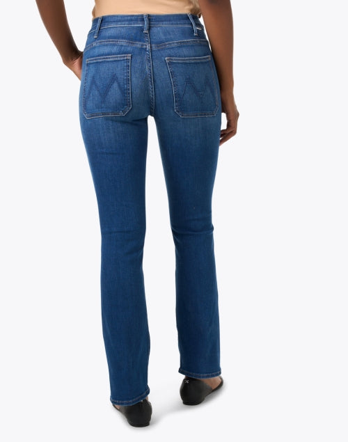 The Stylish Insider Blue Bootcut Jean with Patch Pockets