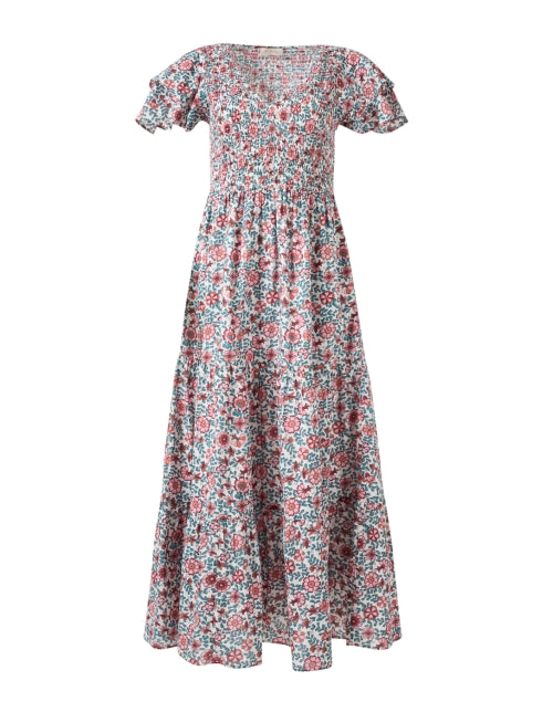 Ira Women's Multi - Floral Printed 100% Cotton Maxi Dress for Getaways