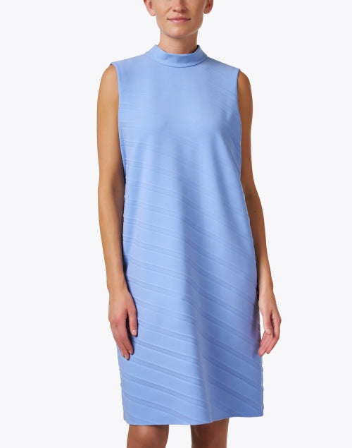 Stylish Periwinkle Blue Women's Shift Dress by Lafayette 148 New York