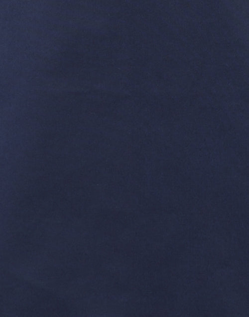 Navy Blue Aileen Stretch Cotton Women's Shirt Dress for Casual Wear