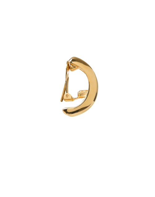 Stylish Gold Clip-On Hoop Earrings for Everyday Elegance