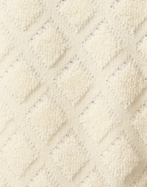 Luxurious Luciana Cream Blend Wool Cashmere Stylish Sweater