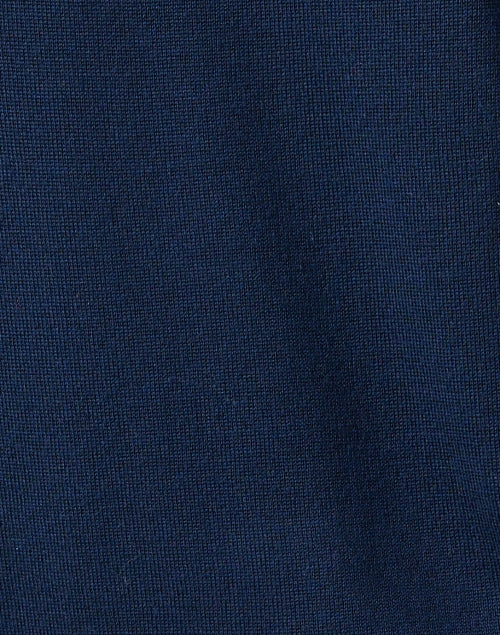 Angela Navy Blue 100% Merino Wool Women's Sweater for Versatile Styling