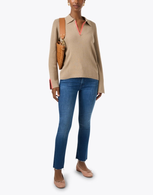 Stylish Dazzling Blue Stretch Skinny Ankle - Frayed Jeans