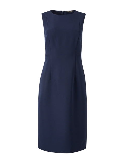 Stylish Meridian Navy Mini Dress with Flattering Slim Fit