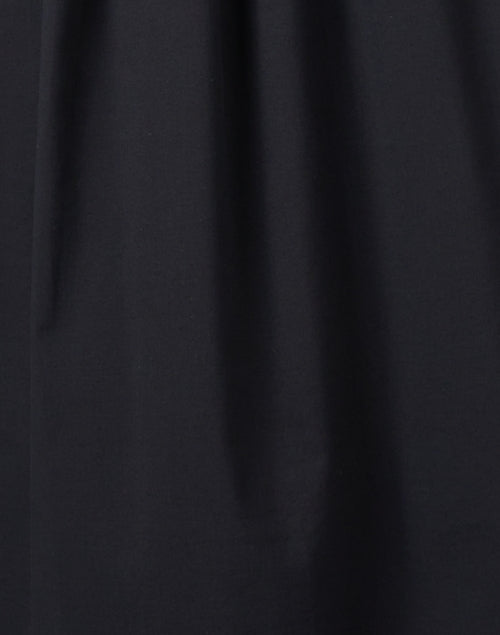 Stylish Billie Black Cotton Blend Shirt Dress with Tailored Waist