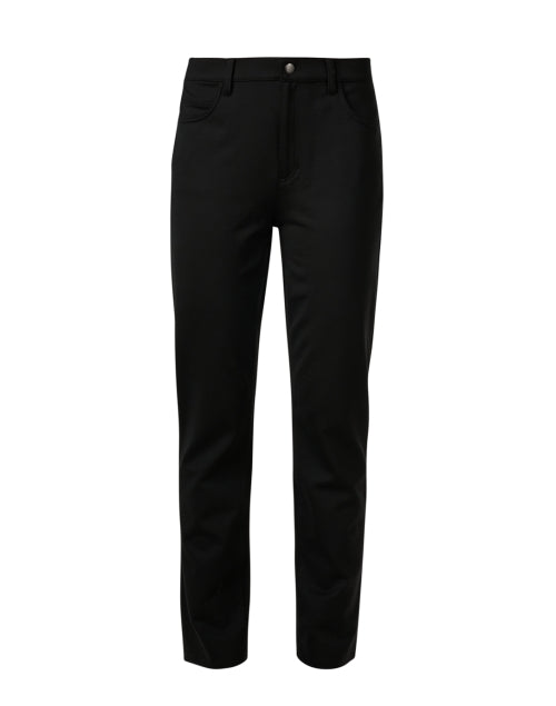 Stylish Black Stretch Slim Ankle Fit Jeans by Eileen Fisher