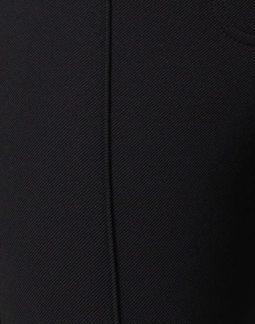 Stylish Ranee Ankle-Length Black Pull-On Stretch Jersey Blend Pants