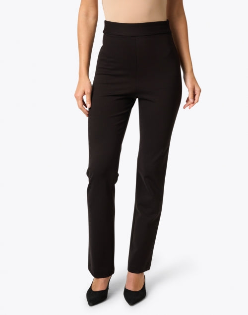 Super Soft Black Straight-Leg Brennan Trousers for Professional Women